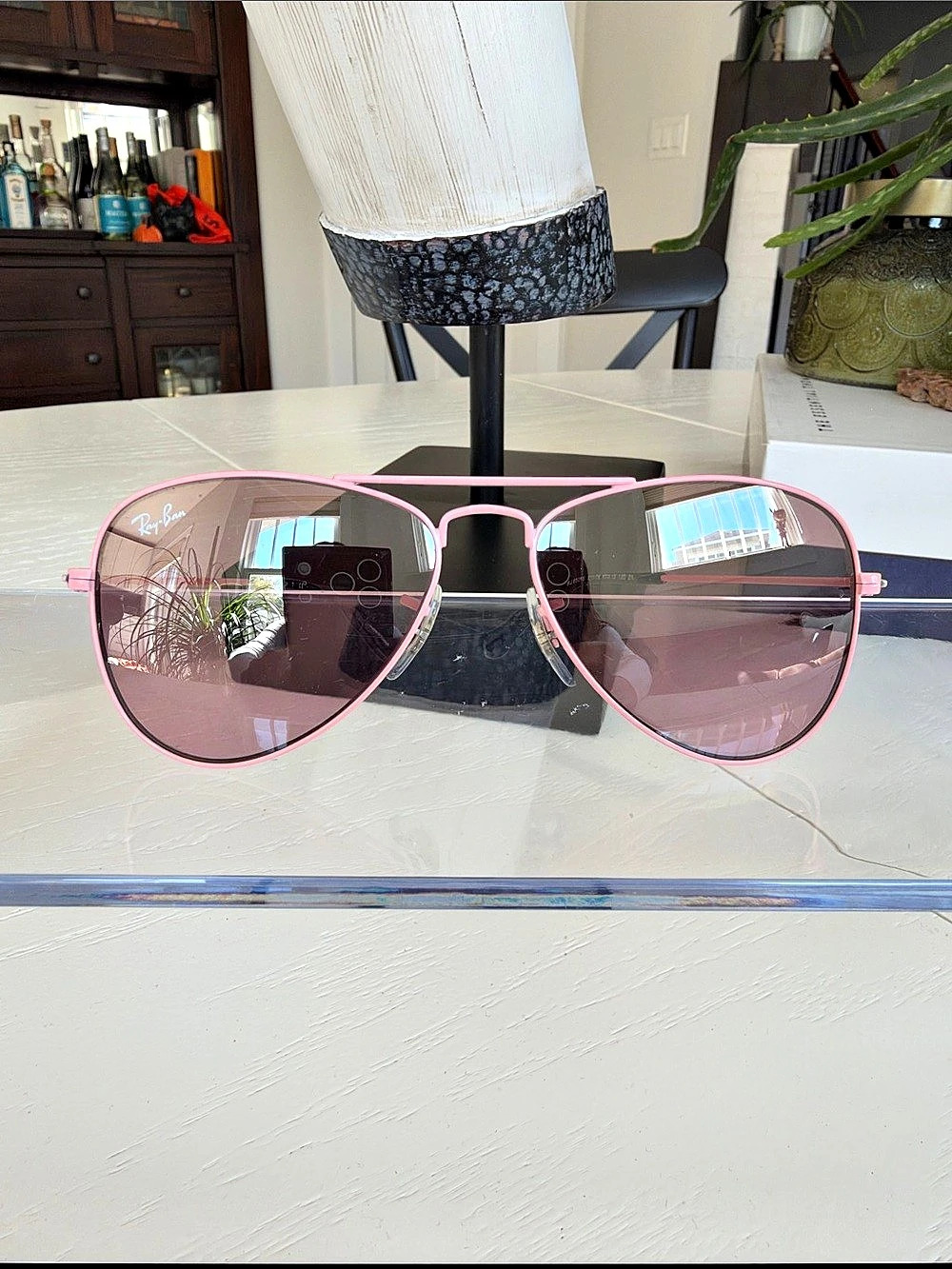 Ray-Ban Junior Aviator RJ9506S Pink Sunglasses